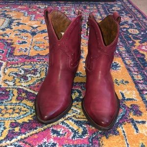 Lucky brand red boots